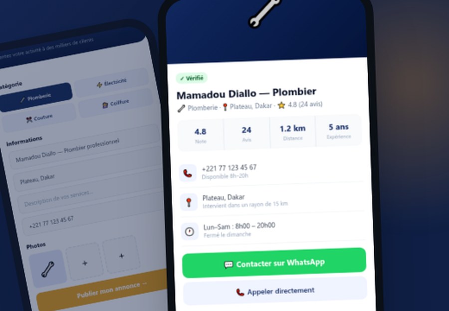 Aperçu de l'application Wërëlma